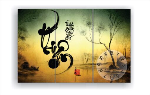 Tranh-đồng-hồ-bộ-3-tấm-PT021