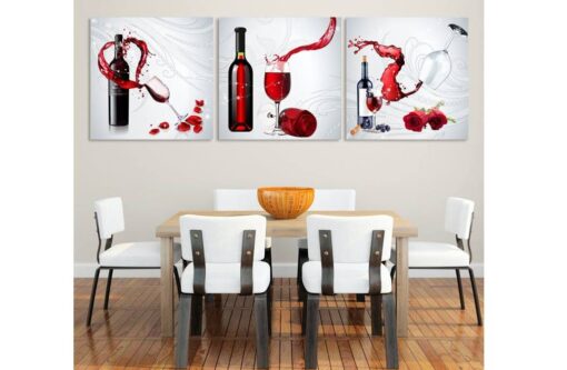 Tranh treo tường rượu vang đỏ PA228