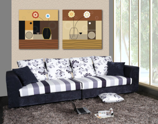 Tranh treo tường bình hoa NT208