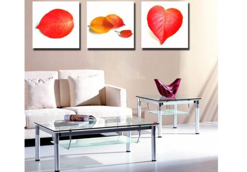 Tranh treo tường lá đỏ HL263