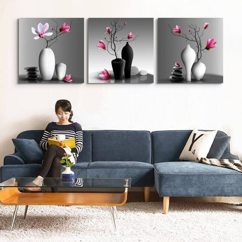Tranh treo tường lục bình mộc lan NT270
