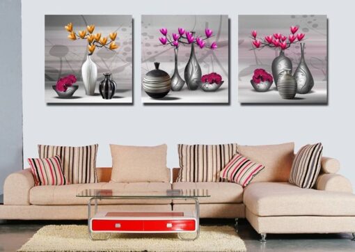 Tranh đồng hồ treo tường nghệ thuật NT272