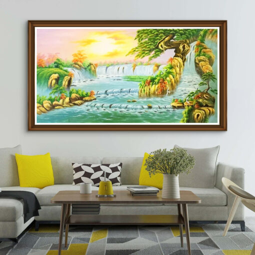 Tranh sơn dầu phong cảnh thủy mạc SD409