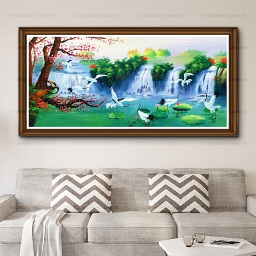 Tranh sơn dầu sơn thủy SD448