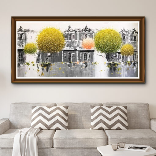 Tranh sơn dầu phố cảnh SD421