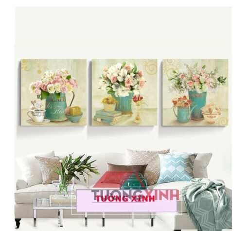 TRANH TREO TƯỜNG HOA LÁ HL0196