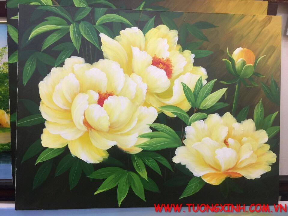Vẽ tranh sơn dầu hoa lá là một trong những hình thức nghệ thuật đầy thử thách. Hãy thưởng thức bức tranh hoa lá này để cảm nhận được vẻ đẹp lãng mạn và khó quên của tranh sơn dầu.
