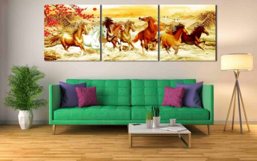 Tranh treo tường mã đáo thành công PT484