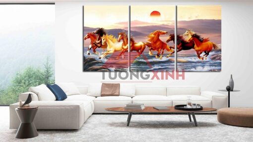 Tranh treo tường mã đáo thành công PT486