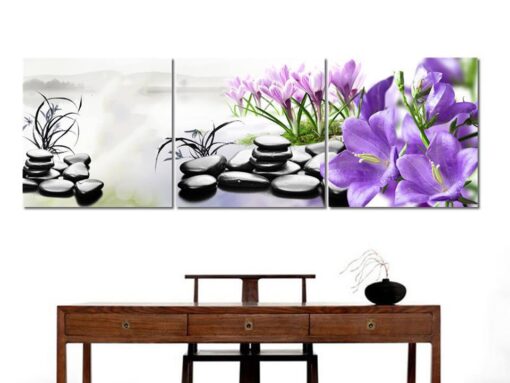 Tranh treo tường hoa lan tím HL749