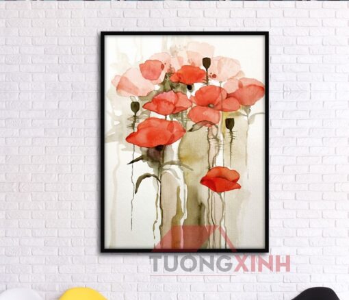 Tranh treo tường Scandinavia hoa nghệ thuật SCA080