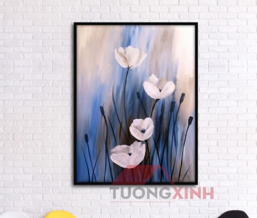 Tranh treo tường Scandinavia hoa lá SCA082