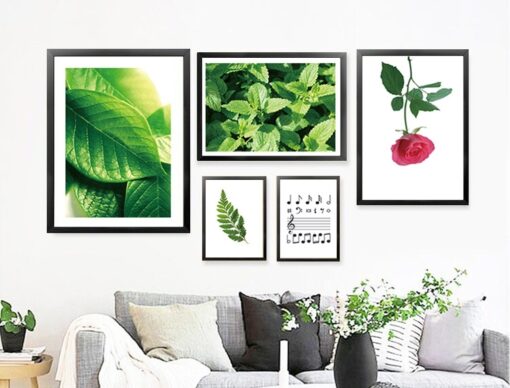 Tranh treo tường Scandinavia hoa lá SCA0151