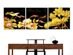 Tranh treo tường cửa ngư quần hội PT495