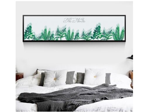 Tranh treo tường Scandinavia hoa lá SCA0188