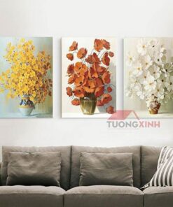 Tranh treo tường hoa lá HL520