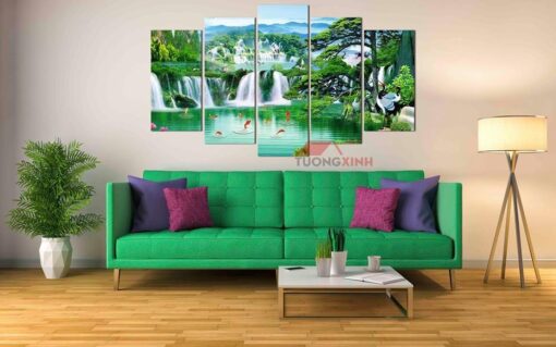 Tranh treo tường sơn thủy hữu tình PT521