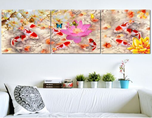 TRANH CÁ CHÉP NGHỆ THUẬT PT500