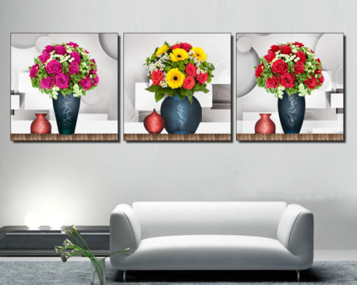 Tranh treo tường hoa lá HL581