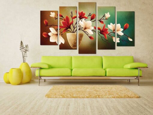 Tranh treo tường hoa mộc lan nghệ thuật PK0177