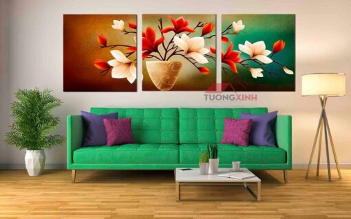 Tranh treo tường hoa mộc lan Pk172