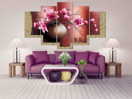 Tranh treo tường mộc lan nghệ thuật Pk589