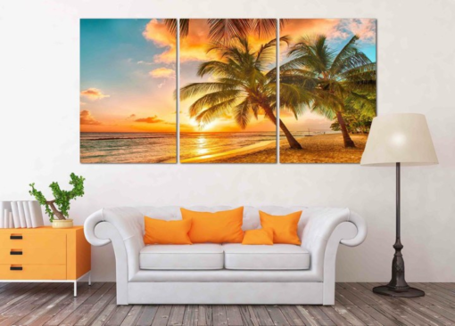 Tranh treo tường phong cảnh biển bình minh TN901