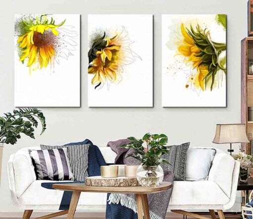 Tranh treo tường hoa lá HL944