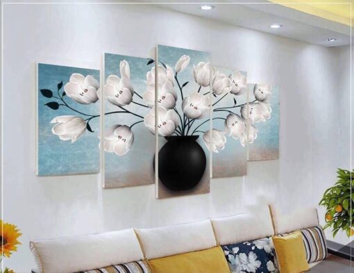 Tranh treo tường phòng khách hoa TuLip PK875