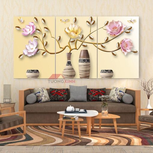 Tranh treo tường Lọ Hoa nghệ thuật HL1078