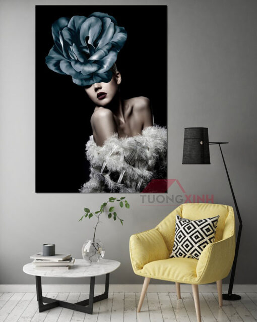 Tranh treo tường Cô gái nghệ thuật NT1097