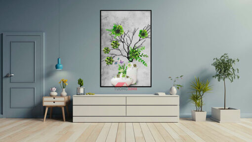 Tranh Scandinavia lọ hoa nghệ thuật SCA1160