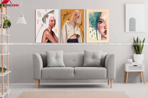 Tranh những cô gái nghệ thuật NT1185