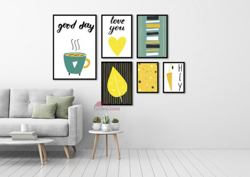 Tranh khung hiện đại treo phòng ăn SCA474
