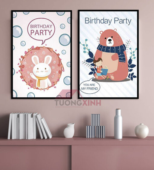 Tranh treo tường trang trí phòng trẻ SCA449