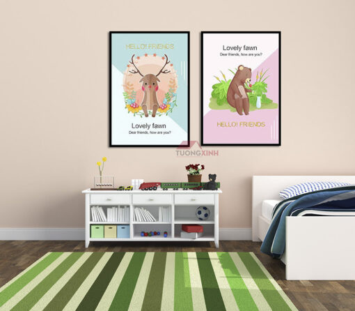 Tranh khung trang trí phòng ngủ SCA453