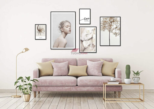 Tranh khung nghệ thuật treo phòng khách, phòng ngủ SCA470