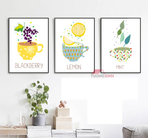 Tranh khung trang trí phòng ăn SCA421