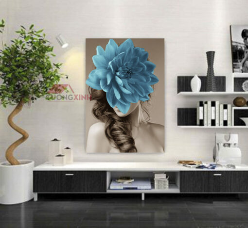 Tranh treo tường cô gái nghệ thuật NT307