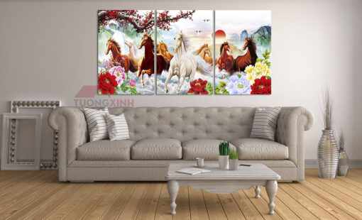 Tranh phòng khách Mã Đáo Thành Công PT314