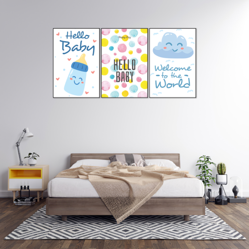 Tranh trang trí phòng ngủ cho bé SCA345