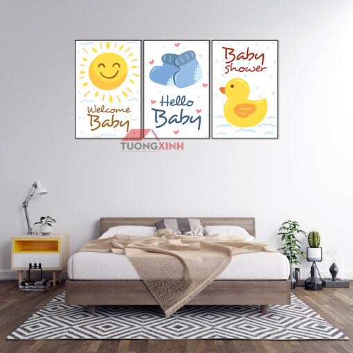 Tranh trang trí phòng bé SCA347