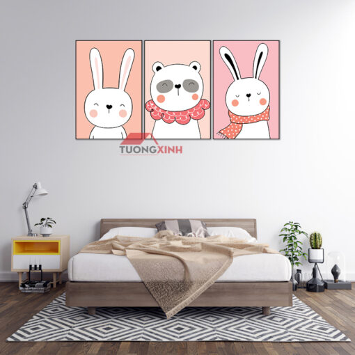 Tranh trang trí phòng bé gái SCA349