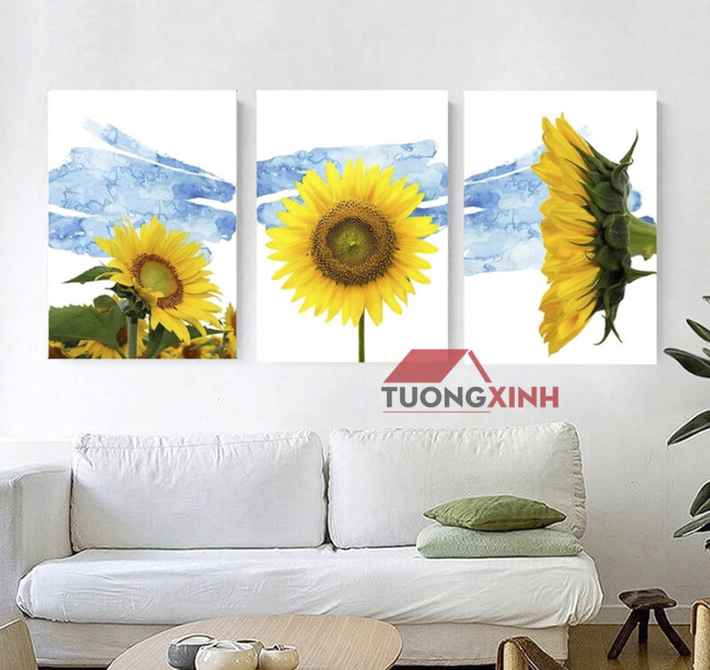 Tranh treo tường hoa hướng dương HL691