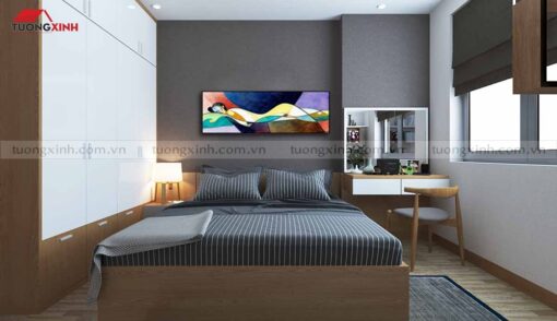 Tranh trang trí phòng ngủ cô gái nghệ thuật SCA1098A