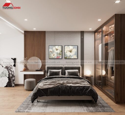 Tranh treo tường phòng ngủ hoa nghệ thuật SCA890A