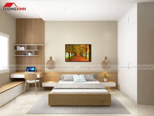 Tranh treo tường phòng ngủ phong cảnh mùa thu SCA096A