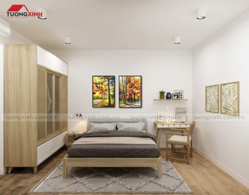 Tranh treo tường phòng ngủ phong cảnh mùa thu SCA412A