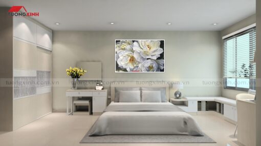 Tranh phòng ngủ hoa nghệ thuật SCA675A