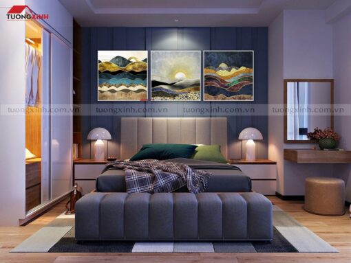 Tranh treo tường phòng ngủ phong cảnh trừu tượng NT611A